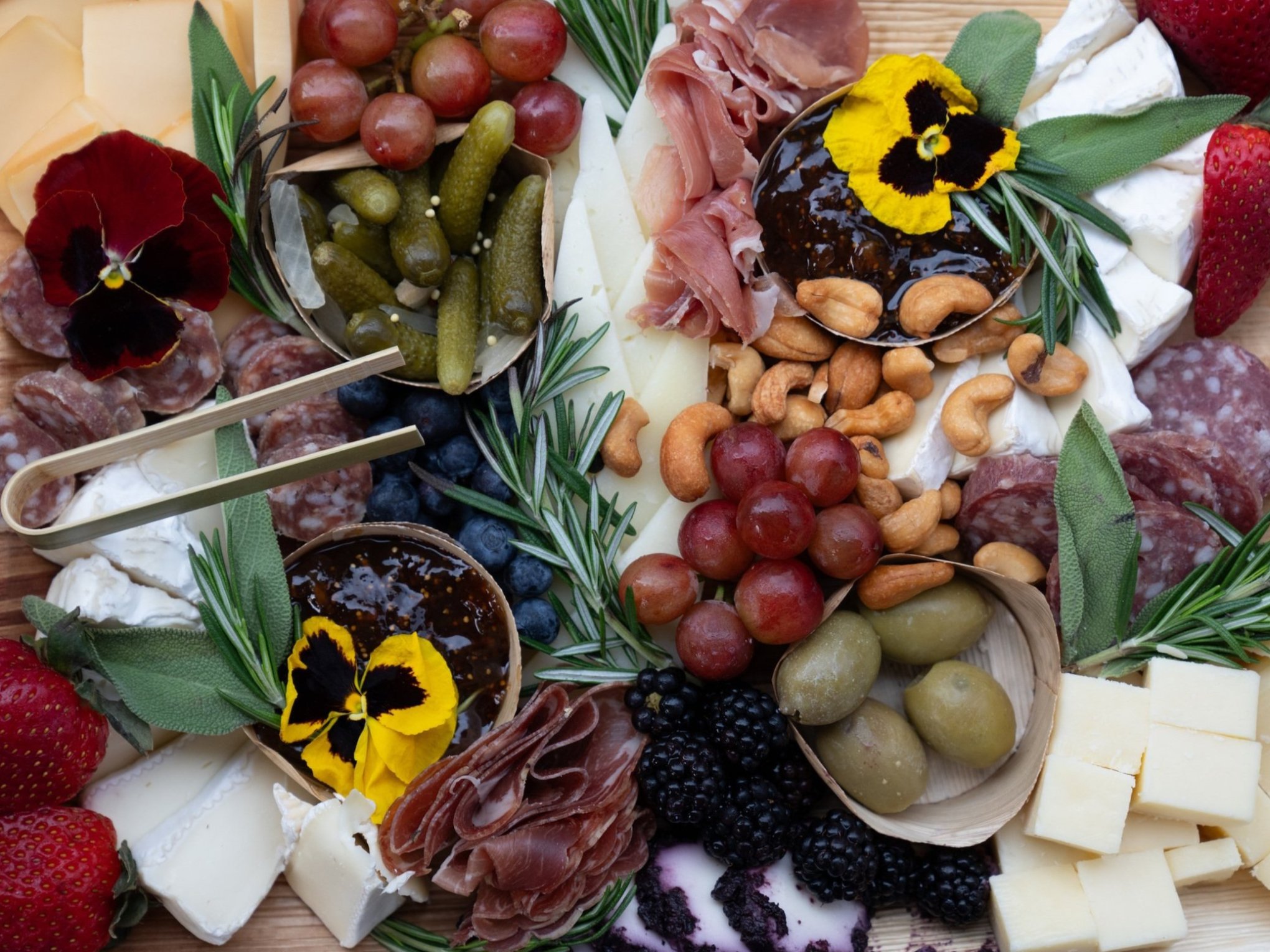 a plate of fruit and vegetable salad