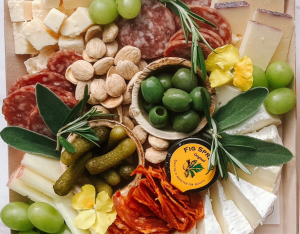 Local Catering from Charcutemarie for private boat tour