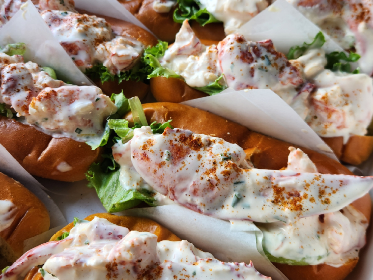 a close up of a plate of food