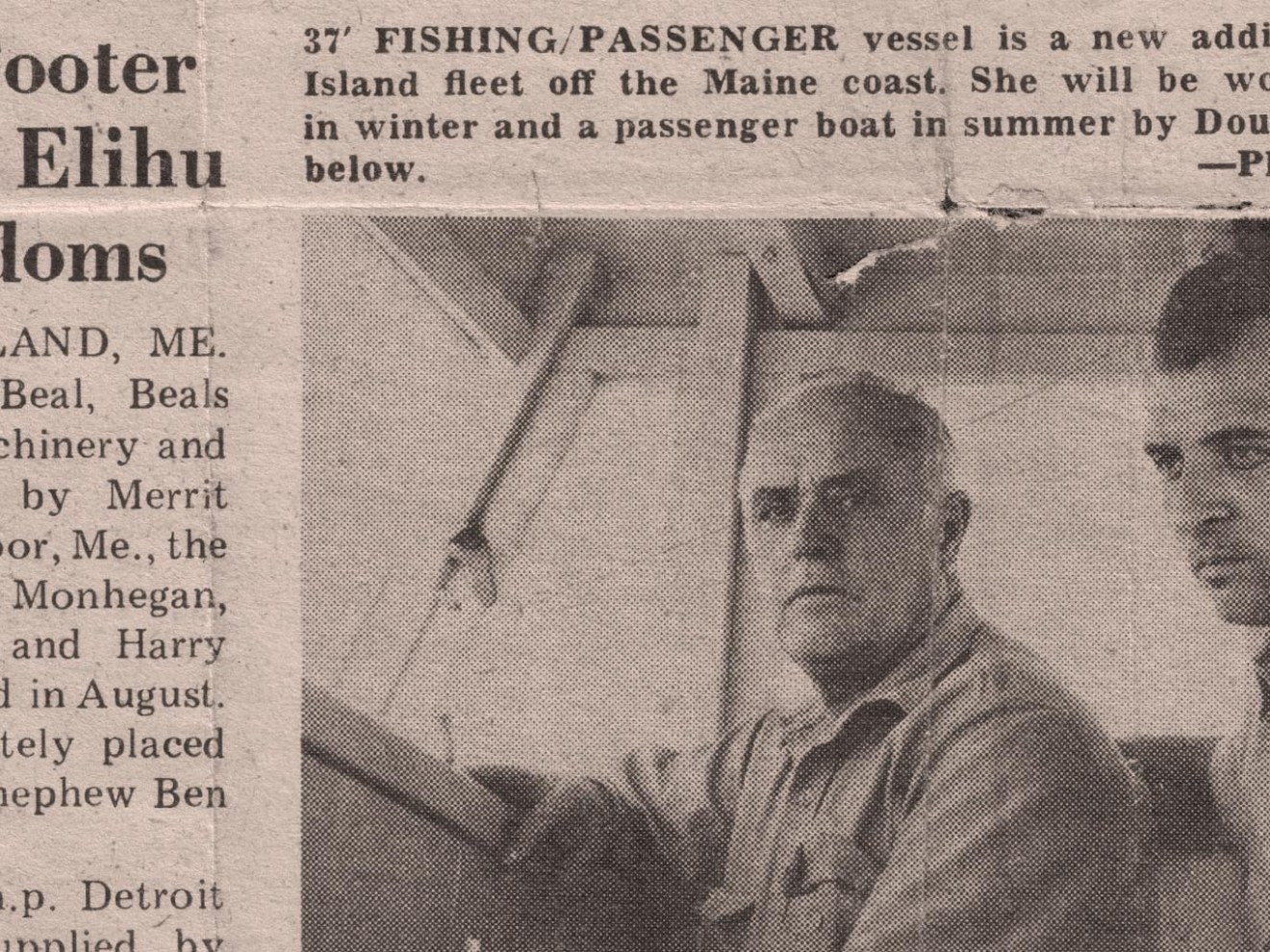 a person in a newspaper